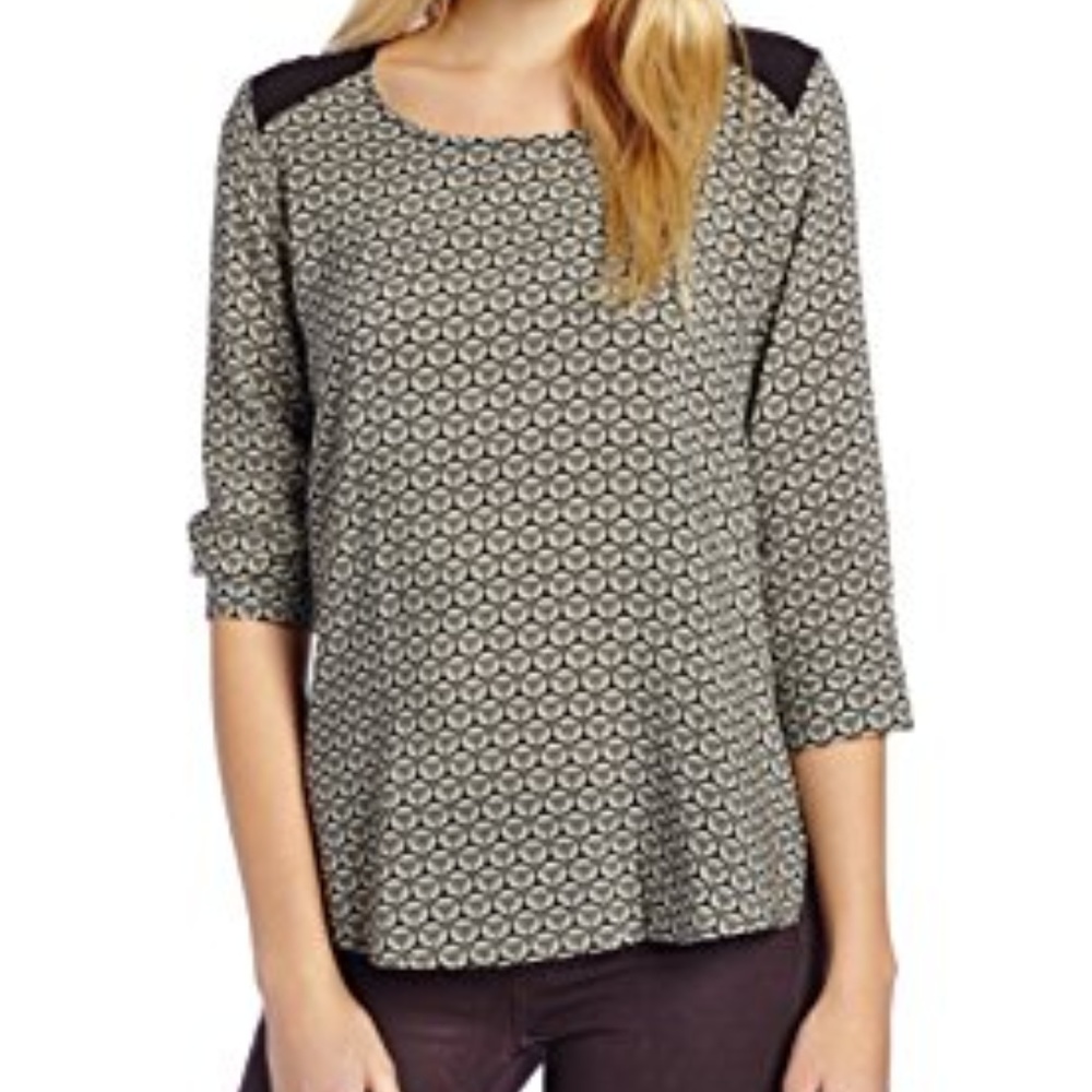 Olive & Oak Printed Blouse
